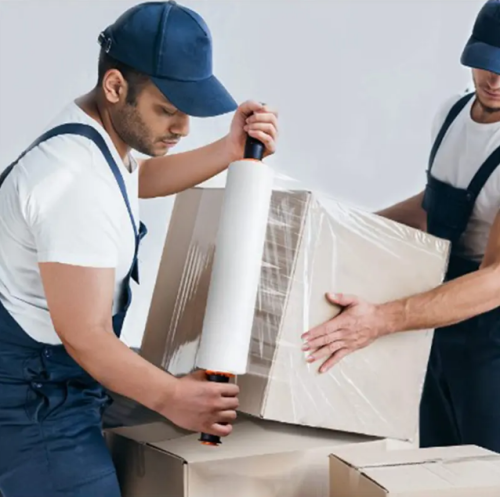 25micx500mmx300M LLDPE Stretch Wrap Film 50mm Papercore