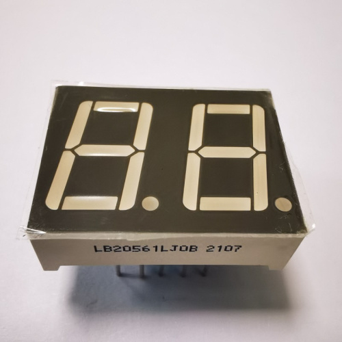 Super Bright Yellow Green 2 Digit 0.56-inch 7 Segment LED Display Common Cathode for Air Conditioner