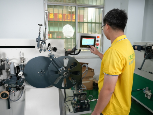 Automatic Webbing Winding Machine Without Paper Tube