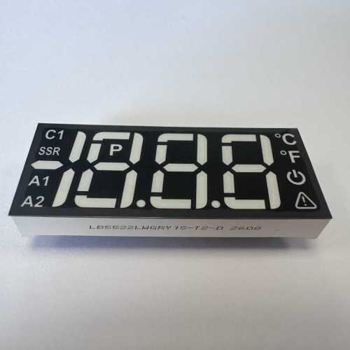 High brightness Customized Multicolour 7 Segment LED Display 3 1/2 Digits for Temperature Controller