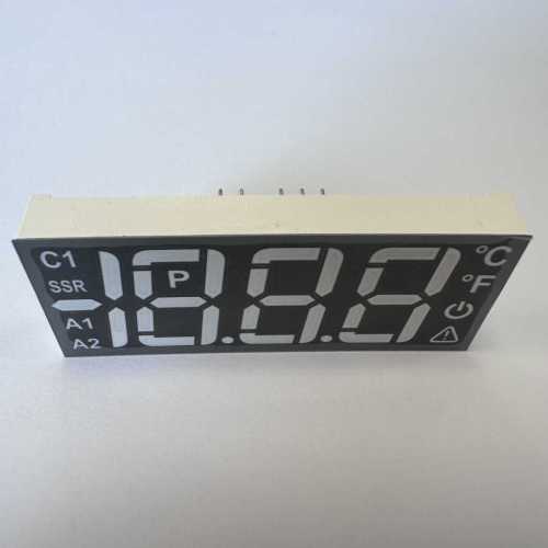 High brightness Customized Multicolour 7 Segment LED Display 3 1/2 Digits for Temperature Controller