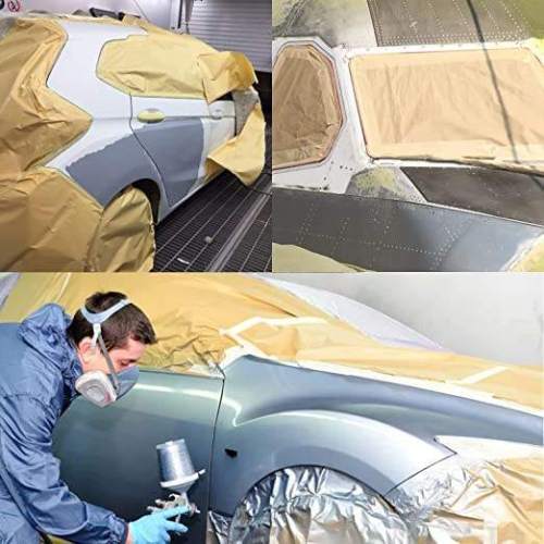 7micx4Mx12.5M Plastic Masking Film;Drop Film 7mic; 4Mx12.5M Protecting Film