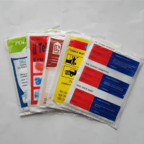 7micx4Mx12.5M Plastic Masking Film;Drop Film 7mic; 4Mx12.5M Protecting Film