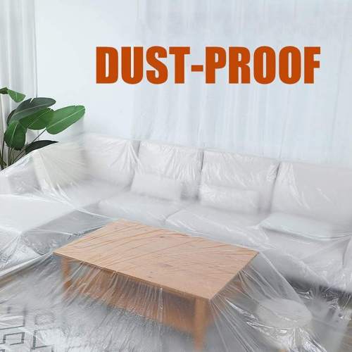 7micx4Mx7M PE Dust-Proof Film; 4Mx7M Protecting Film; 7mic Per-Taped Film;7mic Drop Cloth