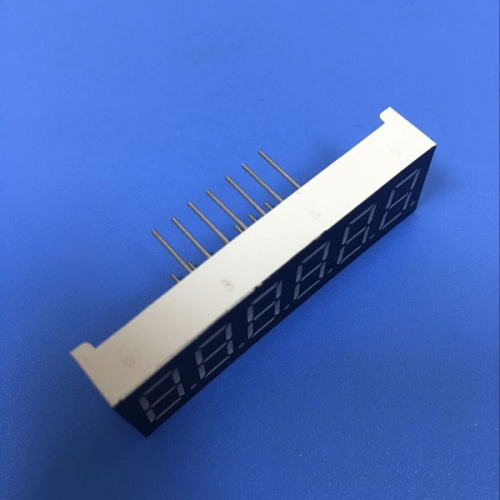 Super Bright Amber 0.36" 6 Digit 7 Segment LED Display Common Cathode for Instrument Panel Indicator