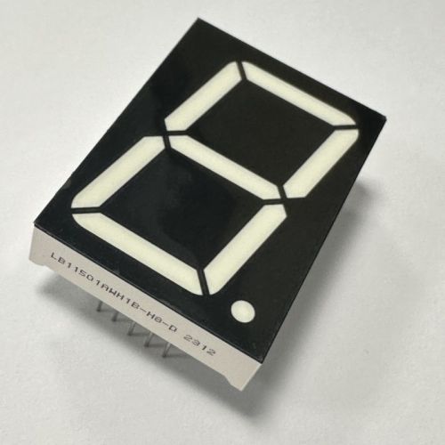 Single-digit 38mm 7 Segment LED Display Ultra bright white Common Anode