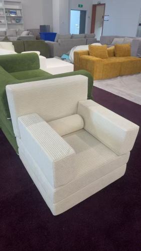 Teddy Velvet Non Warm Memory Foam Support Foam Vacuum Compressed Sofa Set