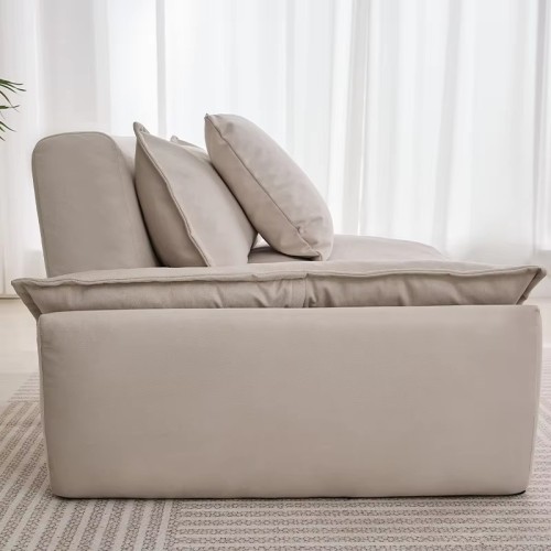 Home Furniture Portable Fold Out Chair Comfy Floor Memory Foam Modular Sectional Compressed Sofa