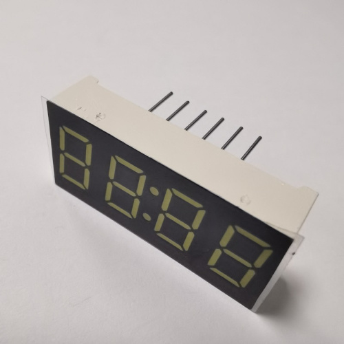 4 digit 0.36" ultra bright white 7 segment led clock display common cathode for digital timer