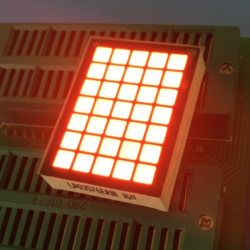 Square DOT Matrix LED Display Ultra Bright Red  5x7 for Lift Floor Number Indicator