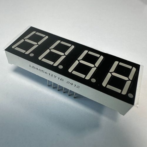 4 Digit 0.56" 7 Segment LED Display common anode Ultra bright amber for temperature/humidity controller