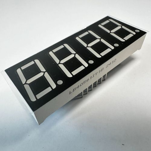 4 Digit 0.56" 7 Segment LED Display common anode Ultra bright amber for temperature/humidity controller