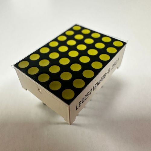 Ultra bright white 1.9mm dot matrix led display 5 x 7 for  Pos Machine Signature board  12.7*17.8mm