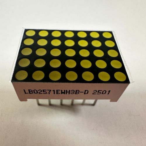 Ultra bright white 1.9mm dot matrix led display 5 x 7 for  Pos Machine Signature board  12.7*17.8mm