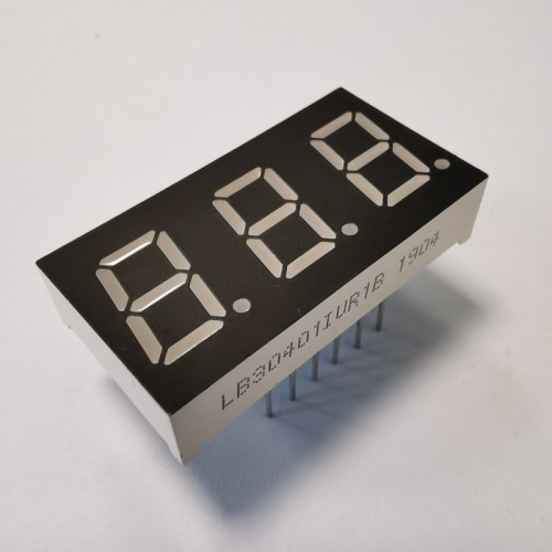 0.4-Inch 3-Digit 7-Segment Ultra Bright Red LED Display Common Anode for Voltage Measurement