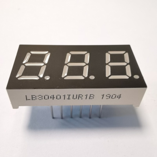 0.4-Inch 3-Digit 7-Segment Ultra Bright Red LED Display Common Anode for Voltage Measurement