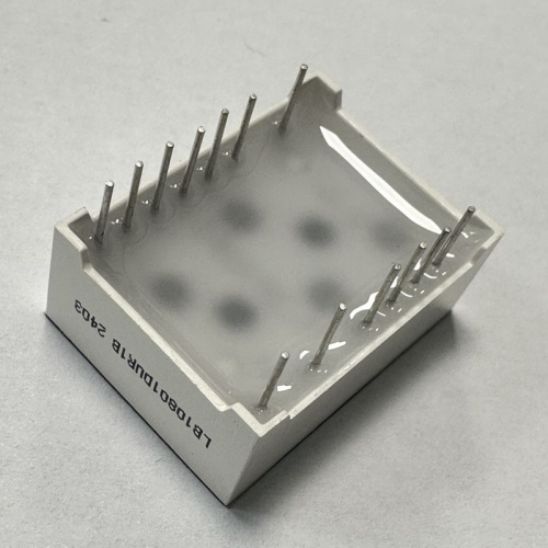 High Bright Red Single Digit 0.8inch 7 Segment LED Display Common Cathode for Digital Indicator