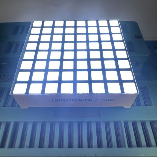 Ultra Bright White 8*8 Square Dot Matrix LED Display for Canbus Clock Display
