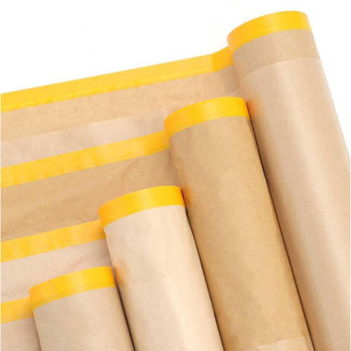Pre Taped Masking Film (Paper)& Drop Cloth 2700mm 2100mm 1400mm 1100mm 550mm 300mm