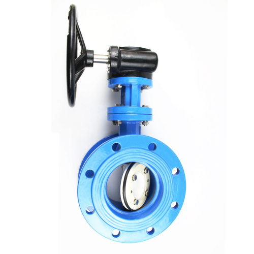 Double Flange Type Vulcanized Seat Butterfly Valve