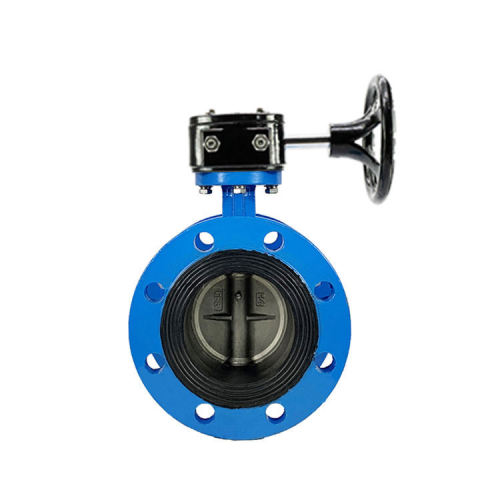 Double Flange Type Vulcanized Seat Butterfly Valve