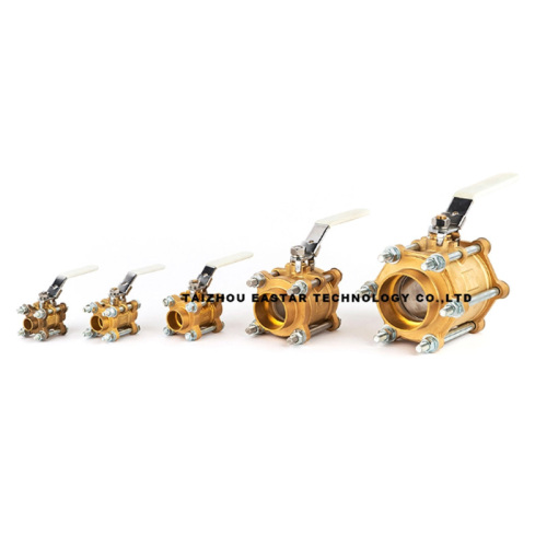 600wog Three - Piece Brass Ball Valve Solder End