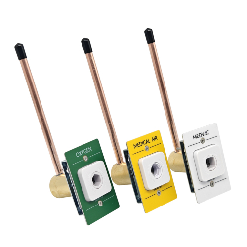 Ohmeda Style Medical Gas Outlet NFPA 99 Compliant Wall Mounted Terminal Unit for O2 Air Vacuum 100% Leak Tested