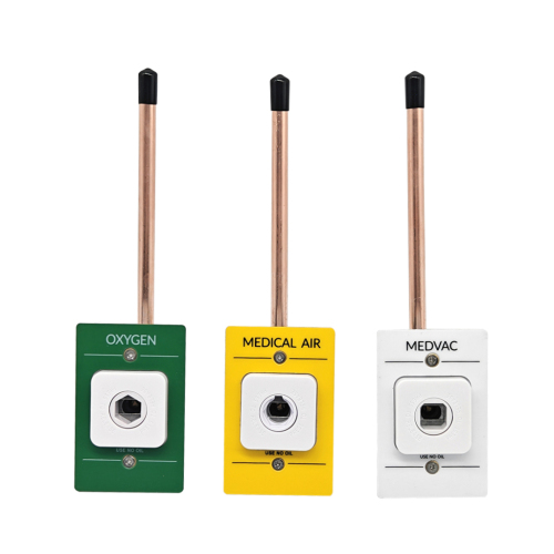 NFPA 99 ISO 9170-1 Medical Gas Wall Outlet Gas Specific Indexed Terminal Unit for ICU Ward Bedhead