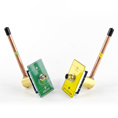 NFPA 99 ISO 9170-1 Medical Gas Wall Outlet Gas Specific Indexed Terminal Unit for ICU Ward Bedhead