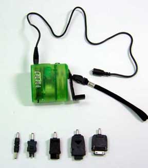 Hand Dynamo Charger with FM Radio and LED light