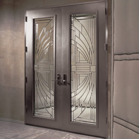 stainless steel door