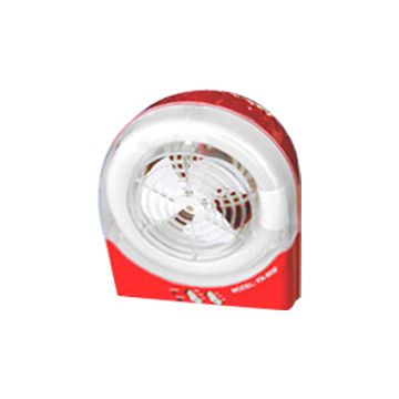 Rechargeable Fan with Emergency Lamps