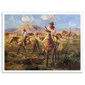 Cow Boys Paintings