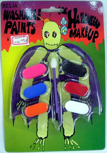 6 Colors Make up Paint Pack in Blister Card