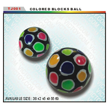 Colored Blocks Balls