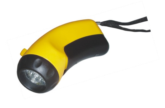 Press chargeable flashlight