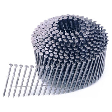 15-Degree Coil Wire Collated Stainless Steel Nails