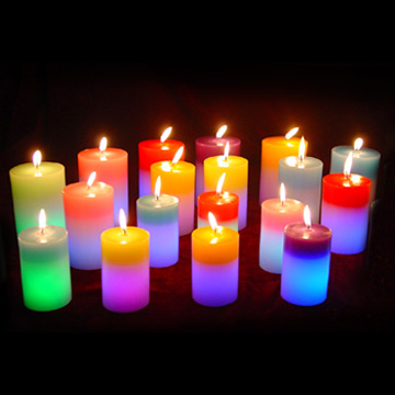 Rainbow Candles