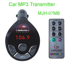 Car MP3 Transmitter with remote controller,without flash memory
