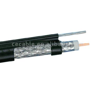 RG Coaxial Drop Cable with Messengers