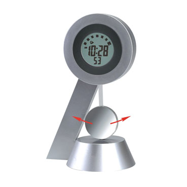 Pendulum Clock w- LCD Calendar