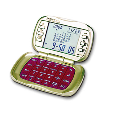 Pocket Calculator w- Calendar Clock