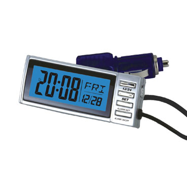 LCD Clock with Calendar for Car Use