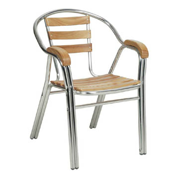 Aluminum-Wood chairs