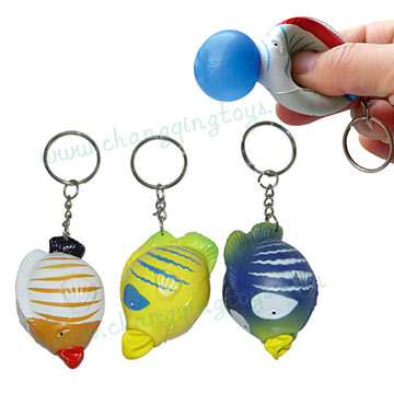 Bobble Fish Key Chains