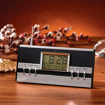 LCD Clock with Radios