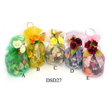 Organza with Flower Sachets