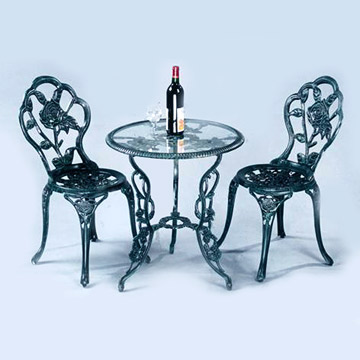 Cast Aluminum Bistro Sets