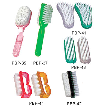 Plastic Brushes with Pumice