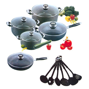 16 PC Non-stick Cookware sets